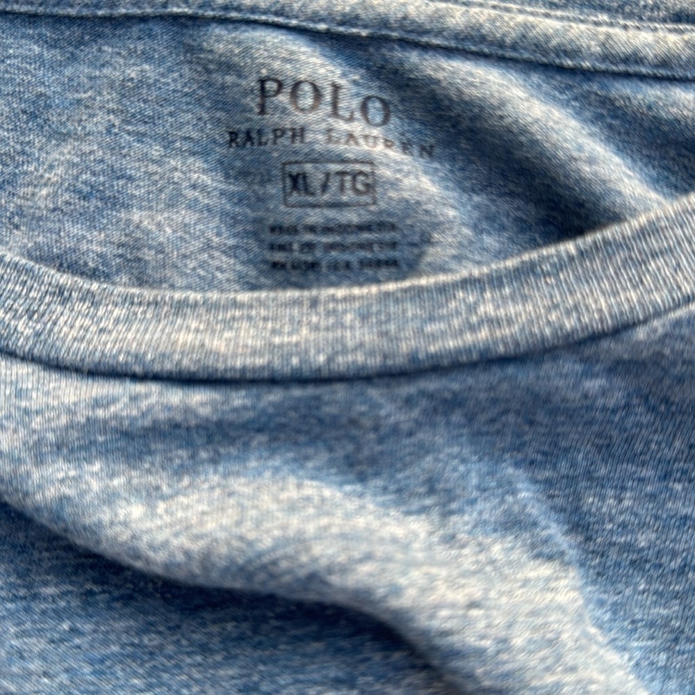 Polo Ralph Lauren Men's Blue Tee Shirt Size XL - Picture 3 of 4